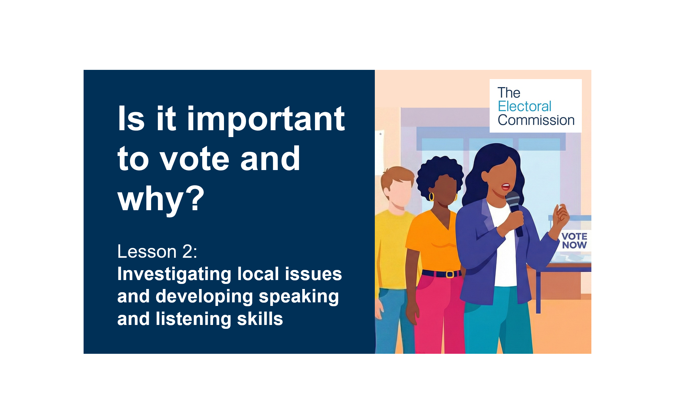 Lesson 2: Investigating local issues and developing oracy